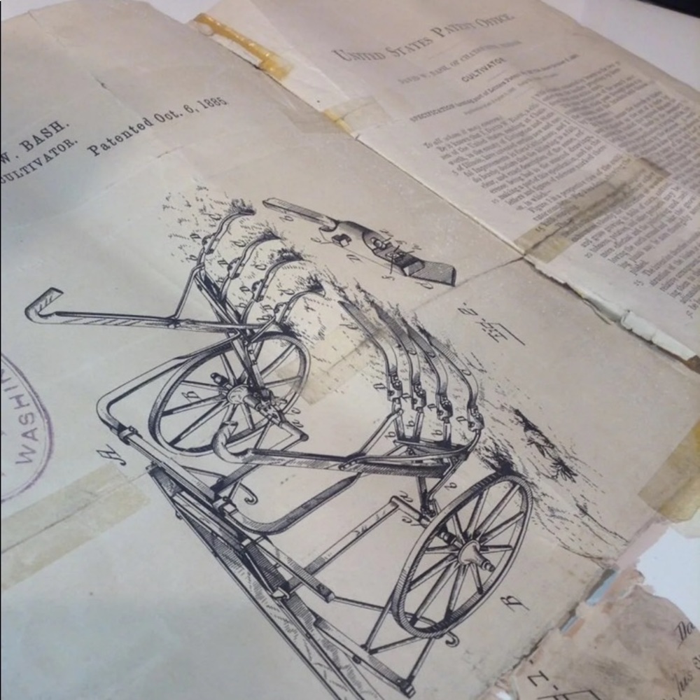 RARE 1885 Authentic US Patent by David W. Bash!